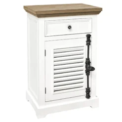 Sharon White Accent Cabinet