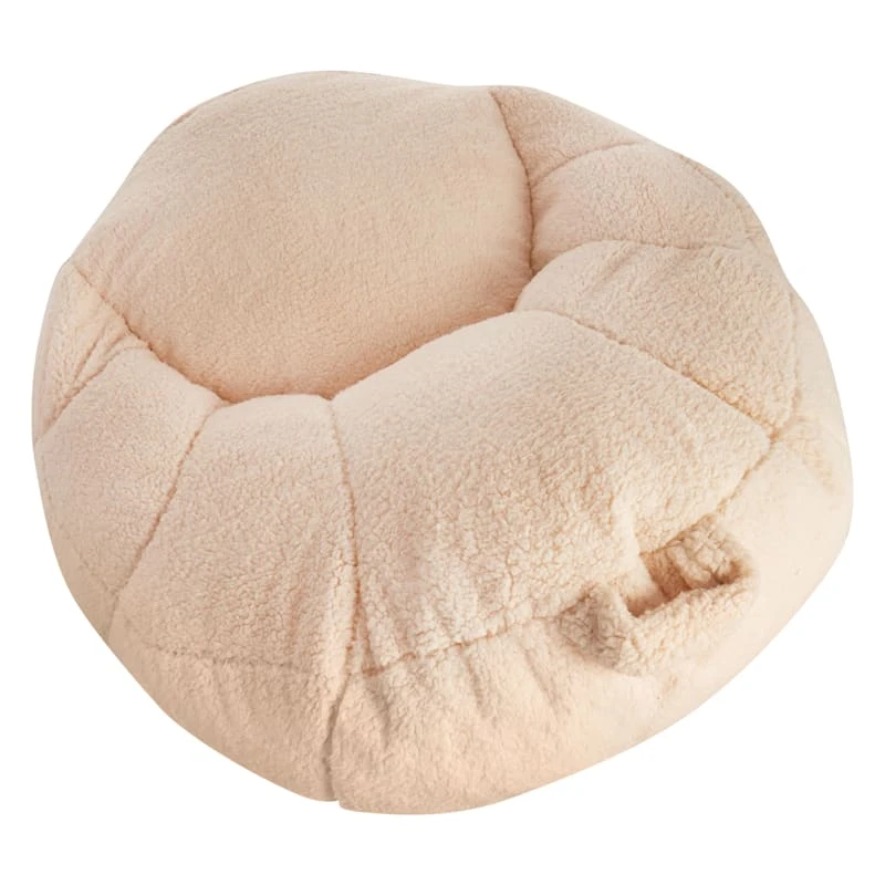 Sherpa Laid Back Lounger, Cream 2 Sherpa Laid Back Lounger, Cream - Image 2