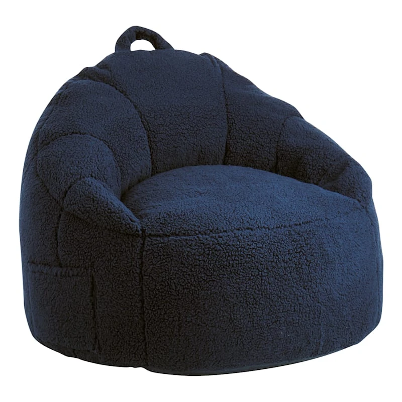 Sherpa Laid Back Lounger, Navy Blue 1 Sherpa Laid Back Lounger, Navy Blue