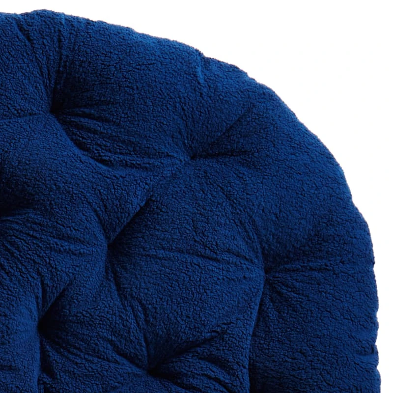 Sherpa Papasan, Navy Blue 3 Sherpa Papasan, Navy Blue - Image 3