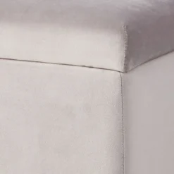 Stuart Square Storage Ottoman, Grey -Hot Sale Furniture Shop stuart square storage ottoman grey 2