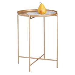 Tate Tray Side Table, Gold -Hot Sale Furniture Shop tate tray side table gold 2