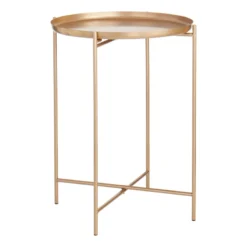 Tate Tray Side Table, Gold