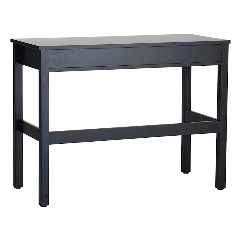 Theo Black Wooden Desk 2 Theo Black Wooden Desk - Image 2