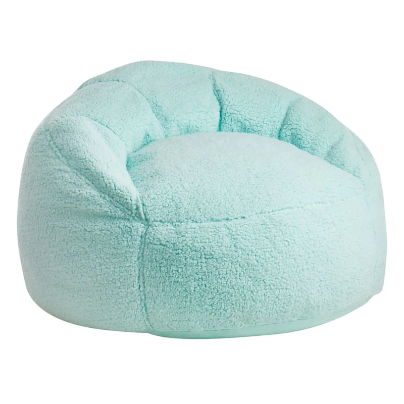 Tiny Dreamers Kids Laid Back Lounger, Blue 1 Tiny Dreamers Kids Laid Back Lounger, Blue