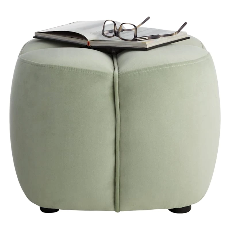 Tracey Boyd Sage Ottoman 2 Tracey Boyd Sage Ottoman - Image 2