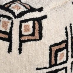 Tracey Boyd Tile Tufted Pouf, Cream -Hot Sale Furniture Shop tracey boyd tile tufted pouf cream 2