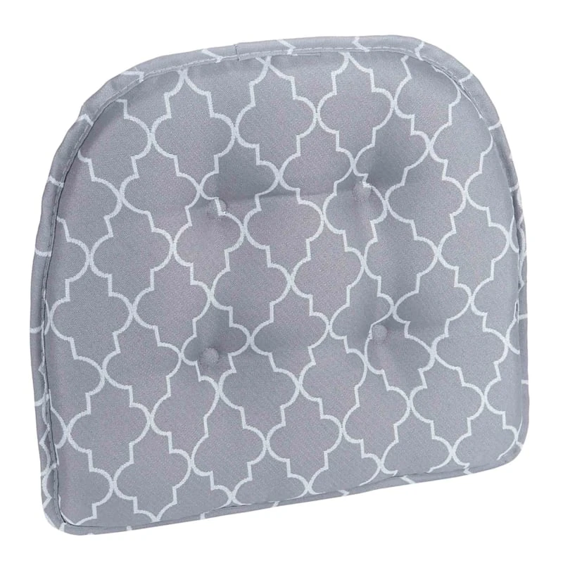 Trellis Grey Gripper Chair Pad Non Skid Material 1 Trellis Grey Gripper Chair Pad Non Skid Material