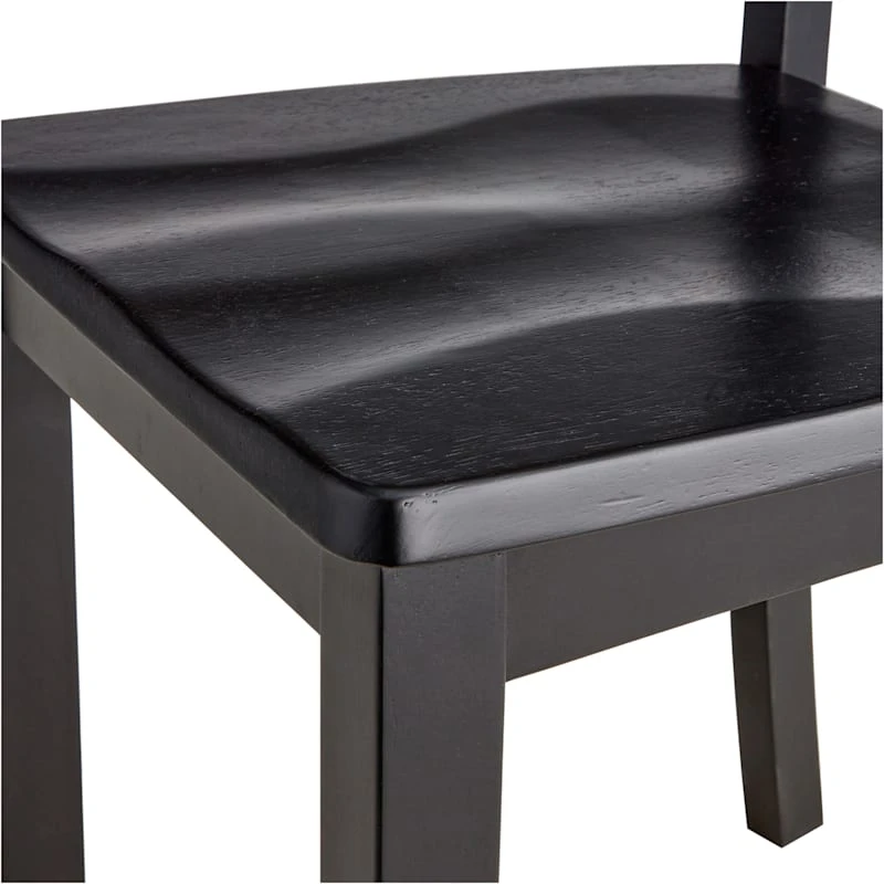 Uptown 5-Piece Dining Set, Black 4 Uptown 5-Piece Dining Set, Black - Image 4