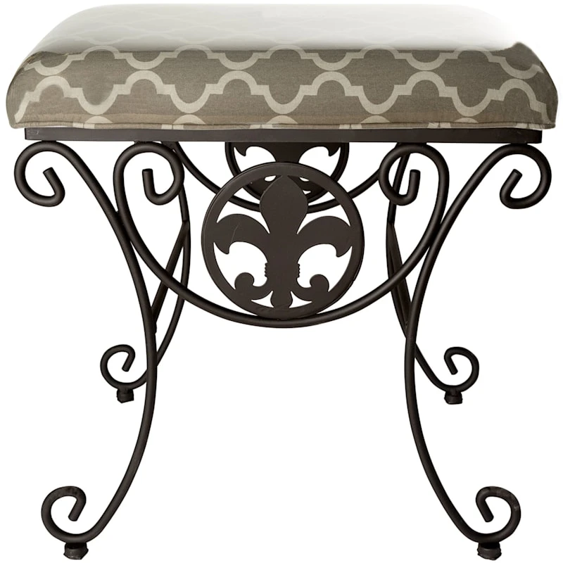 Vanity Fleur De Lis Black Rec 1 Vanity Fleur De Lis Black Rec