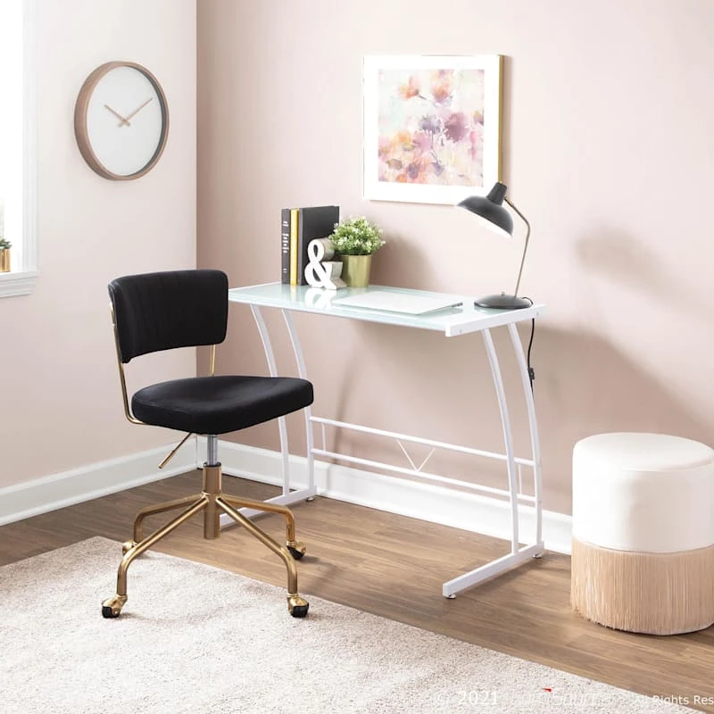 Viola Desk, White 8 Viola Desk, White - Image 8